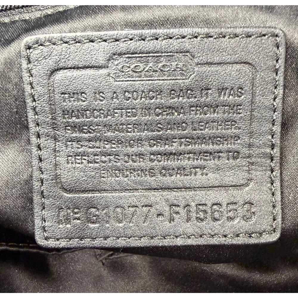 Y2K Coach F15653 Ashley 1941 Horse & Carriage Satchel Bag & Pleated Wristlet